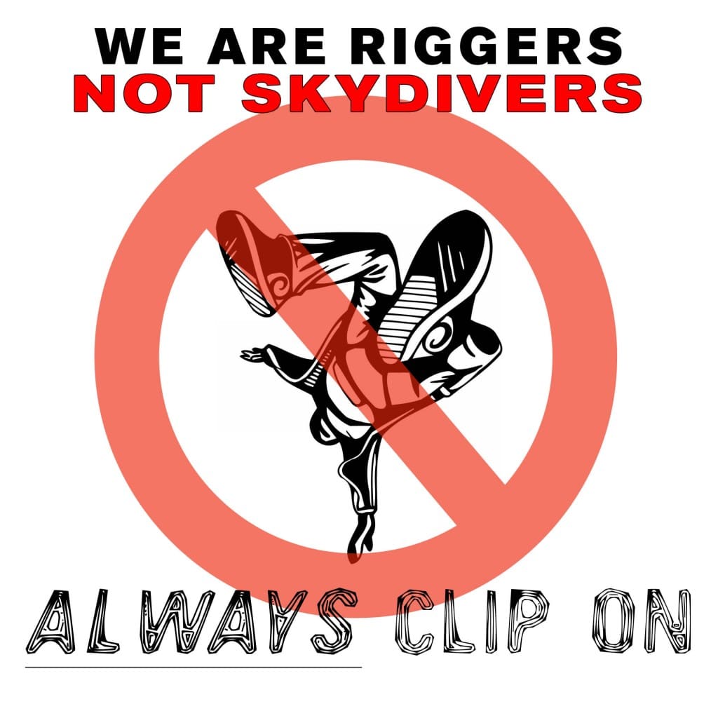 RIGGERS-NOT-SKYDIVERS