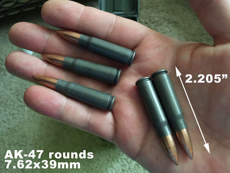 7.62x39mm ammunition for the AK-47s used in the murders at Le Bataclan