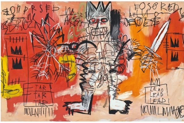 "Untitled" by Jean Michel Basquiat