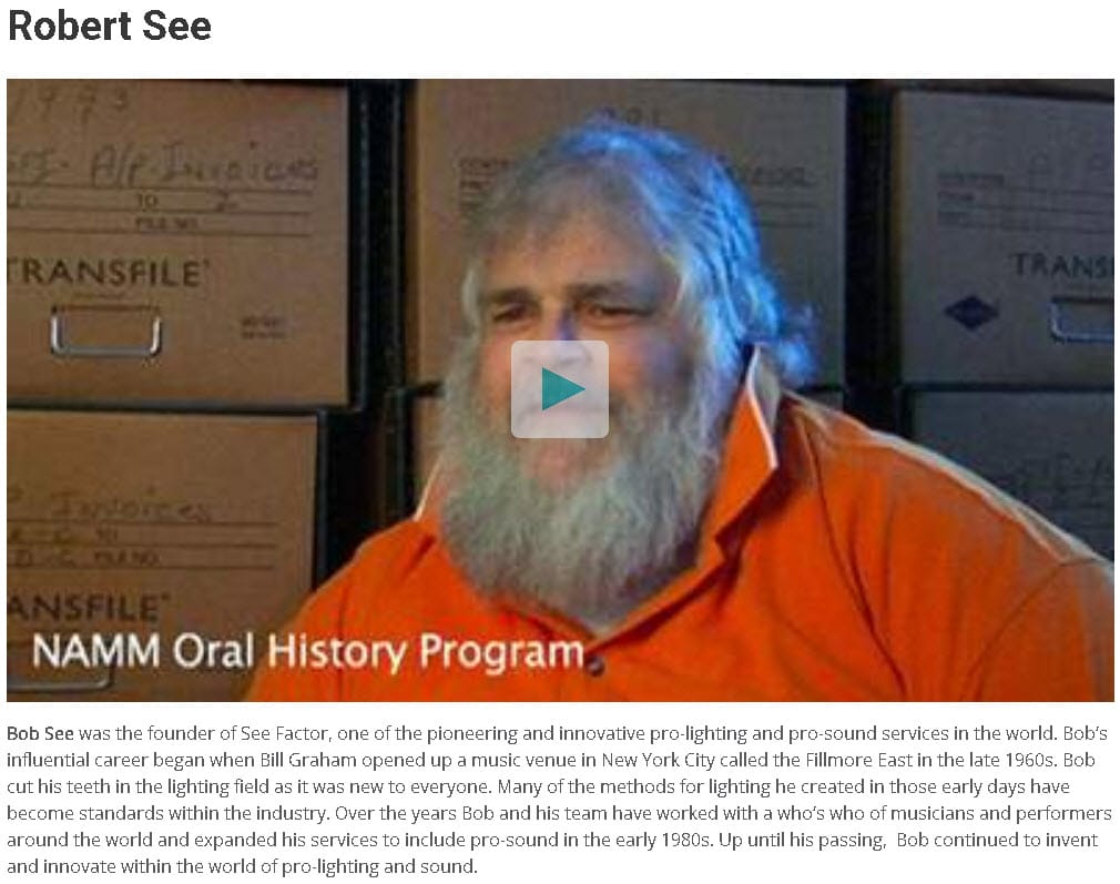Bob See -- NAMM Oral History