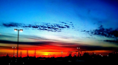 Sunset in Buffalo
