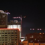 the Devon Energy Tower building, creeping its way taller than the OG&E building