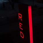 RED sign